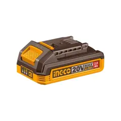 INGCO - Pistola De Impacto 850nm + Batería 2ah Y Cargador Rápido Ing Amarillo 20v 50hz60hz