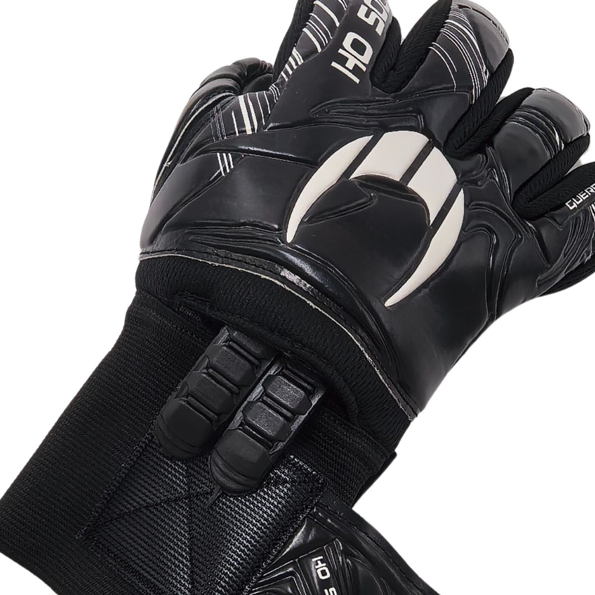 HO SOCCER - Guantes de Arquero Ho Soccer Guerrero Initial Negative Con 5 ferulas Removibles