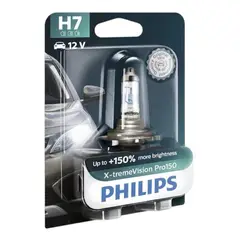 PHILIPS - Ampolleta Halogena H7 X-tremeVision Pro150 para Auto