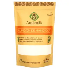 AMBROSIA - Almidón de Mandioca Sin Gluten 500 g