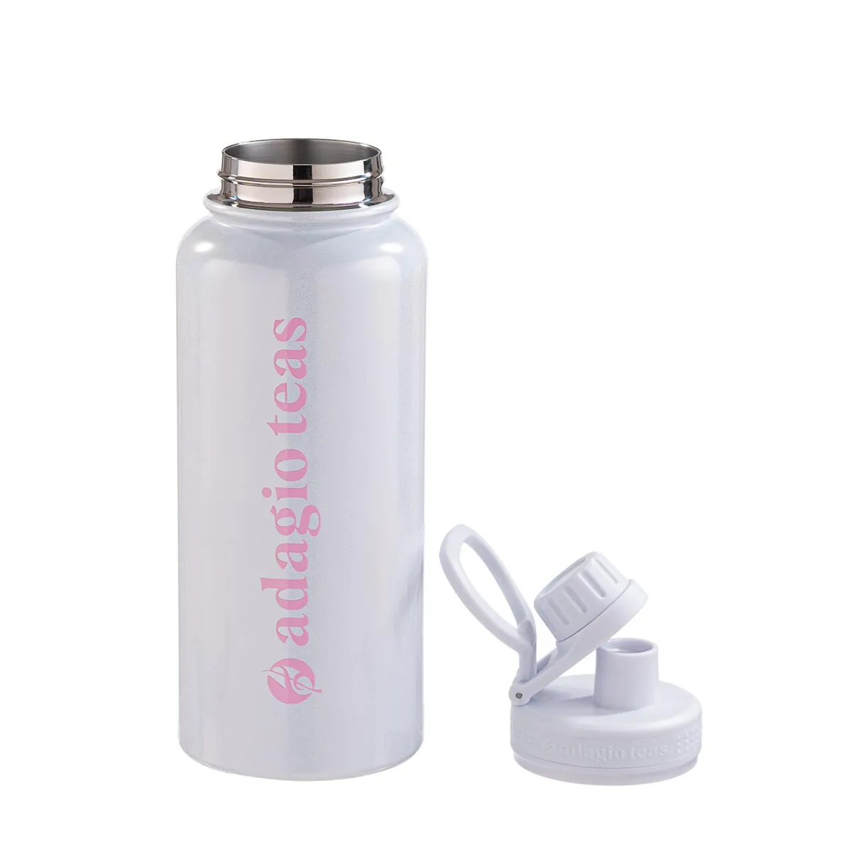 ADAGIO TEAS - Botella Blanca Glitter 950 ml