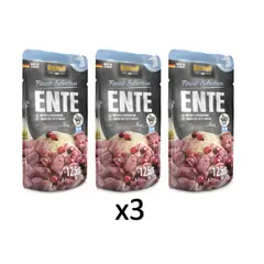 BELCANDO - Alimento Perro Ente Pato Arroz Arand Sachets x3 125g