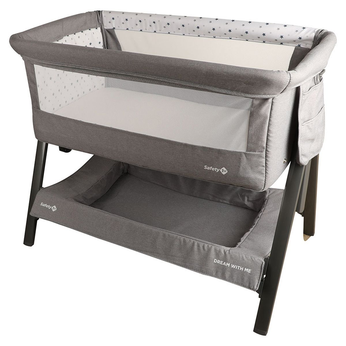 SAFETY 1ST - Cuna Colecho Dream With Me Gris Safety 1st