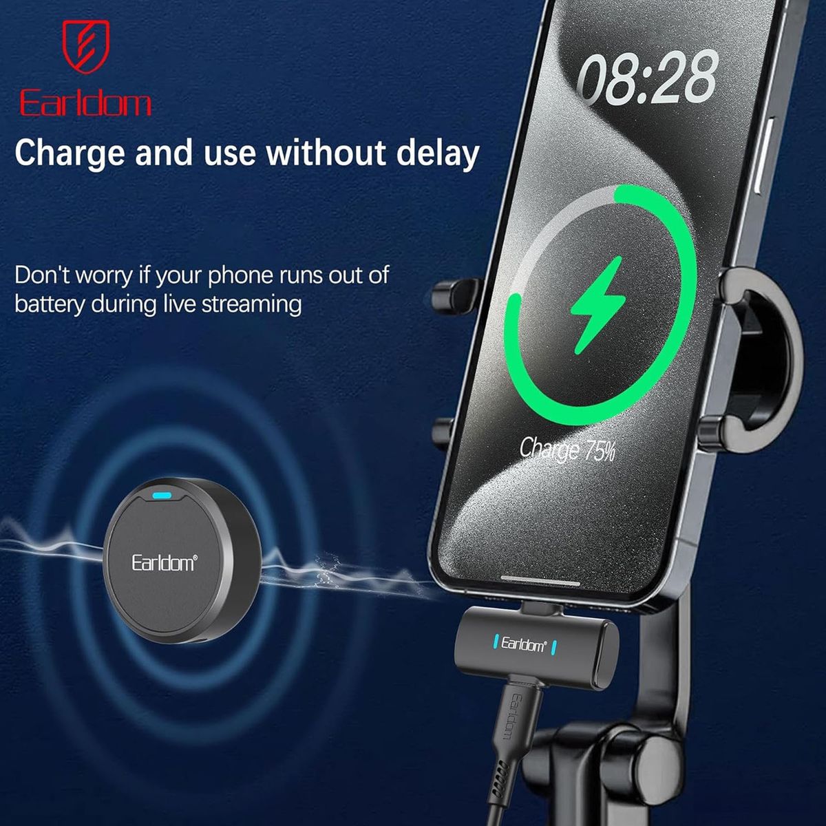 JOICO - Kit De 2 Microfono Inalambrico Magnetic Compatible En iPhone