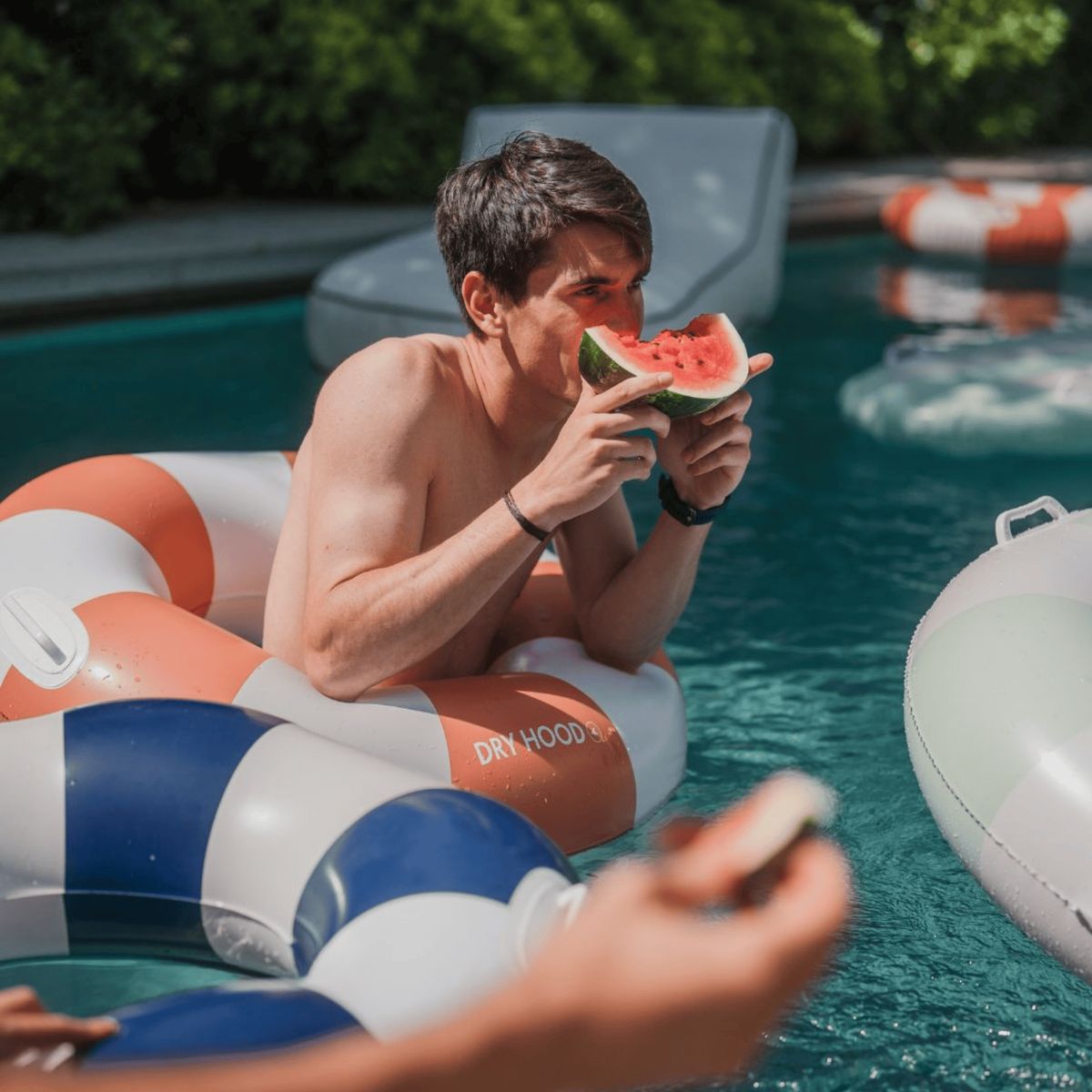 DRYHOOD - Anillo inflable piscina Marine DryHood