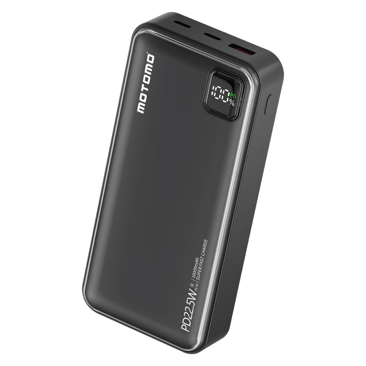 MOTOMO - Bateria Externa Power Bank 20000ma 22.5W Motomo MO-34L Negro