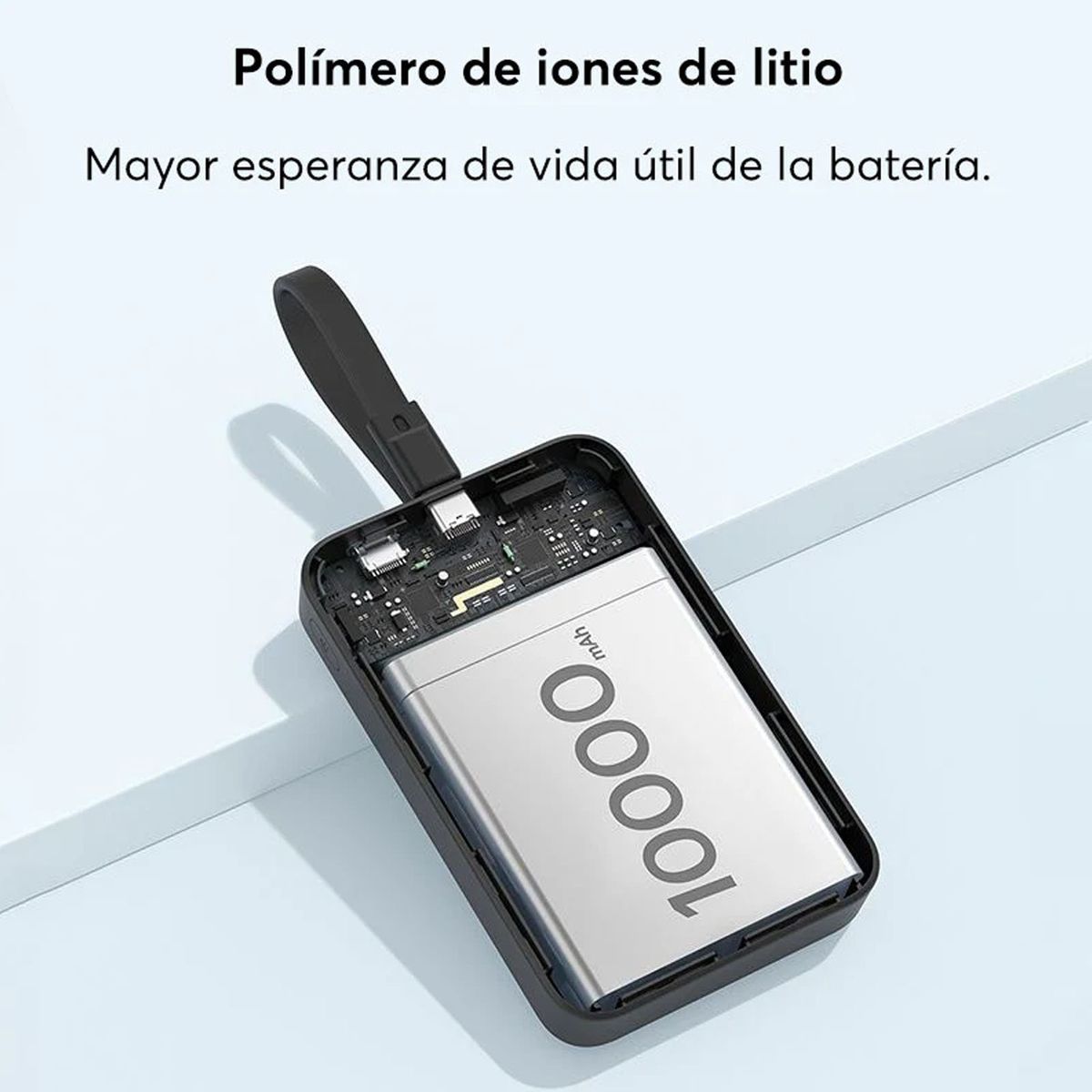 KARUN - Bateria Externa Power Bank Magnetico 10000mah 3C-X18 Plomo