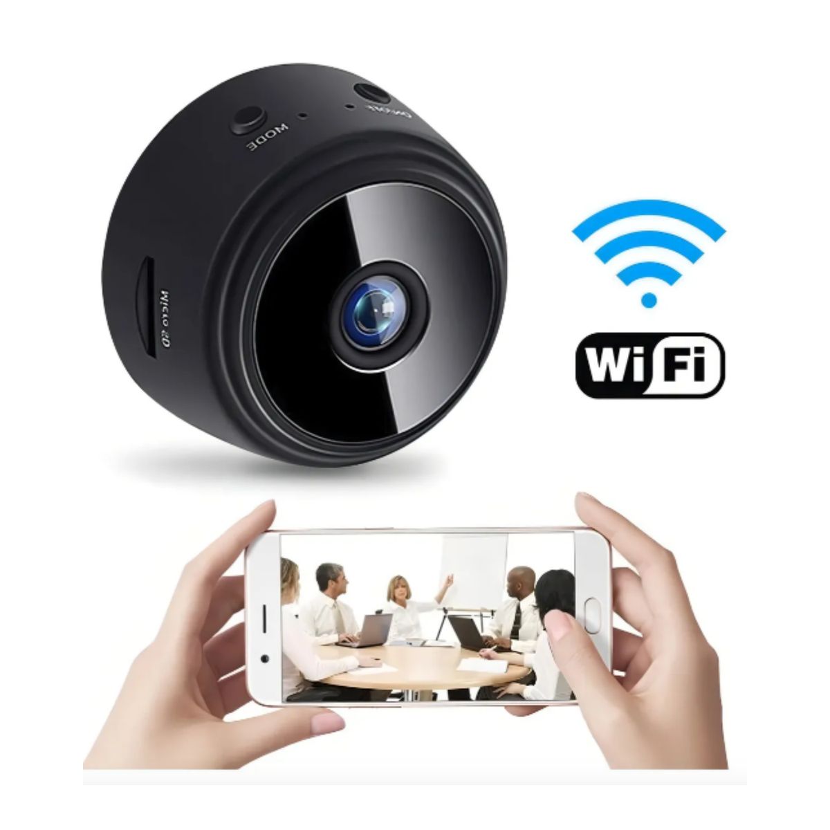 GENERICO - Mini Cámara Espía Wi-fi Hd Modelo A9 - Cámara Ip Inalámbrica