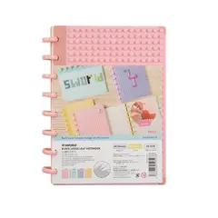 GENERICO - Cuaderno A5 rosado con textura