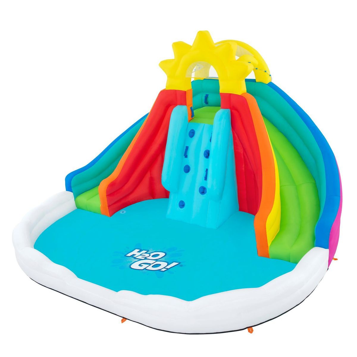 BESTWAY - Parque Castillo Tobogan Acuático Inflable 450x382x277m