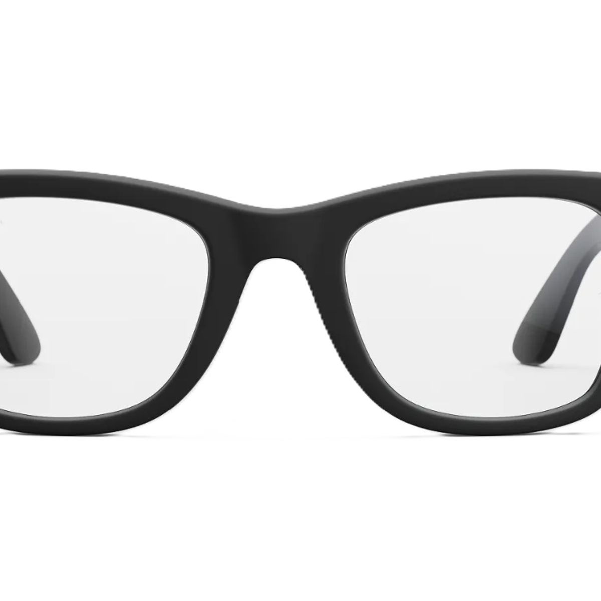 META - RayBan Meta Wayfarer Gen 2 Clear Lenses Marco Negro Mate Talla L - Lentes IA