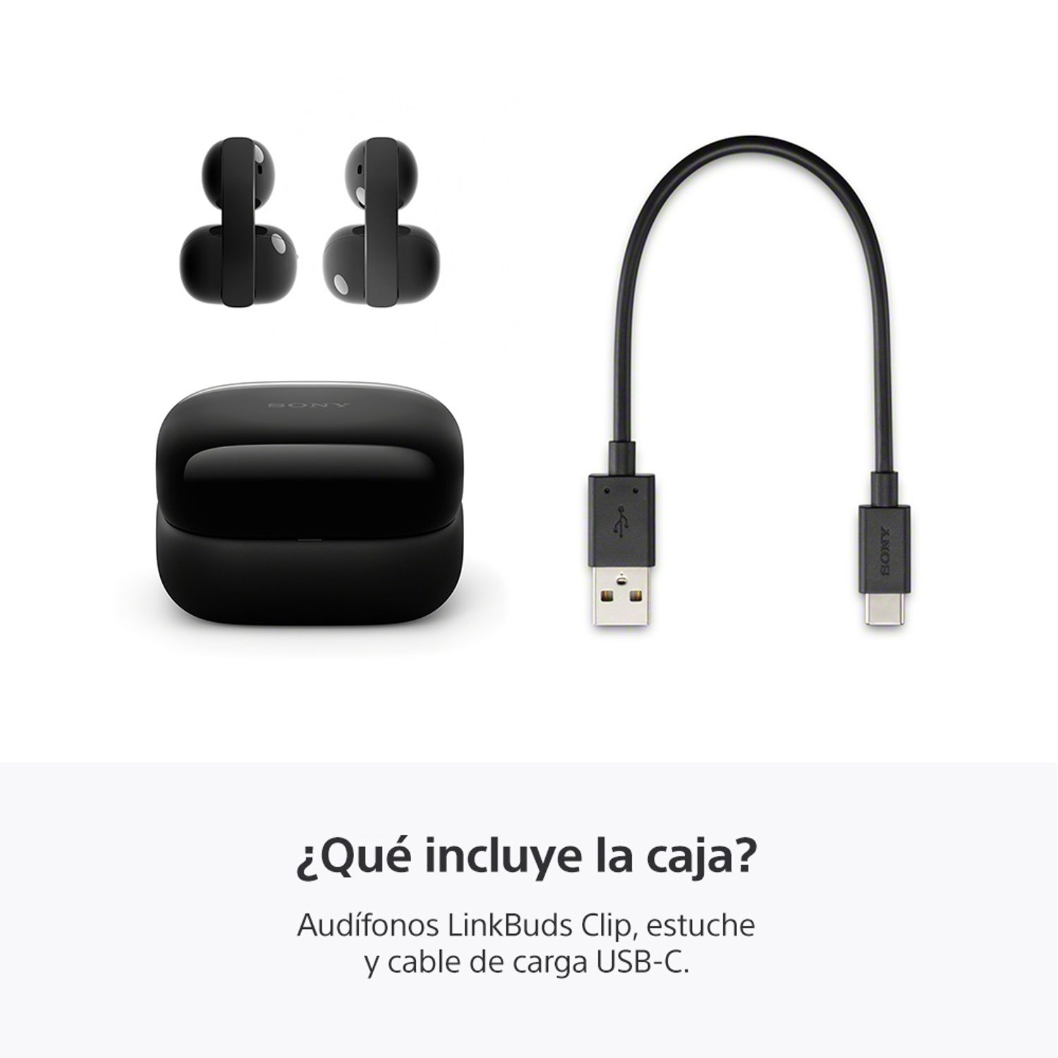 SONY Audífonos inalámbricos LinkBuds Clip Negro | Falabella Chile