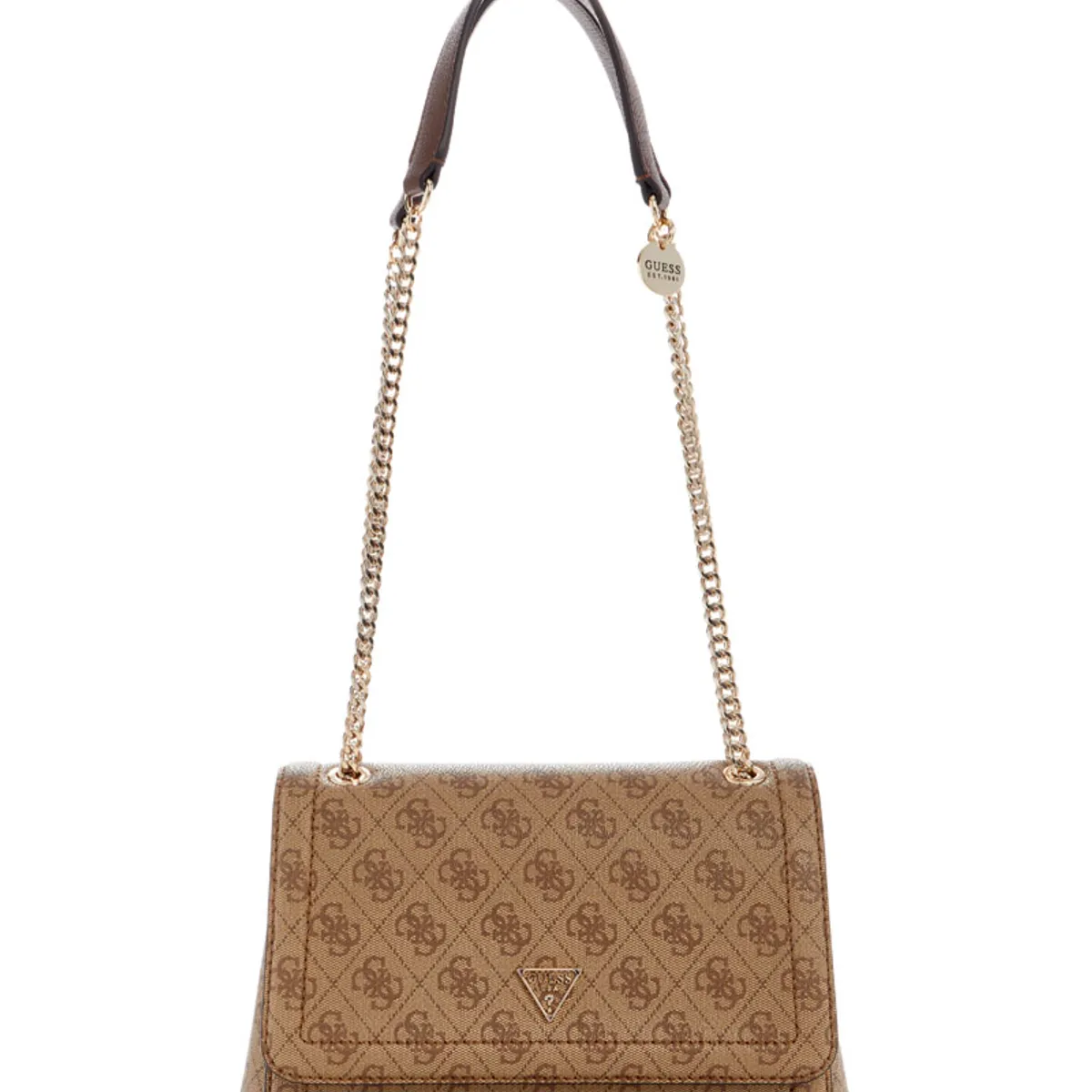 GUESS - Cartera Noelle Ii Cnvrtble Xbody Flap Café