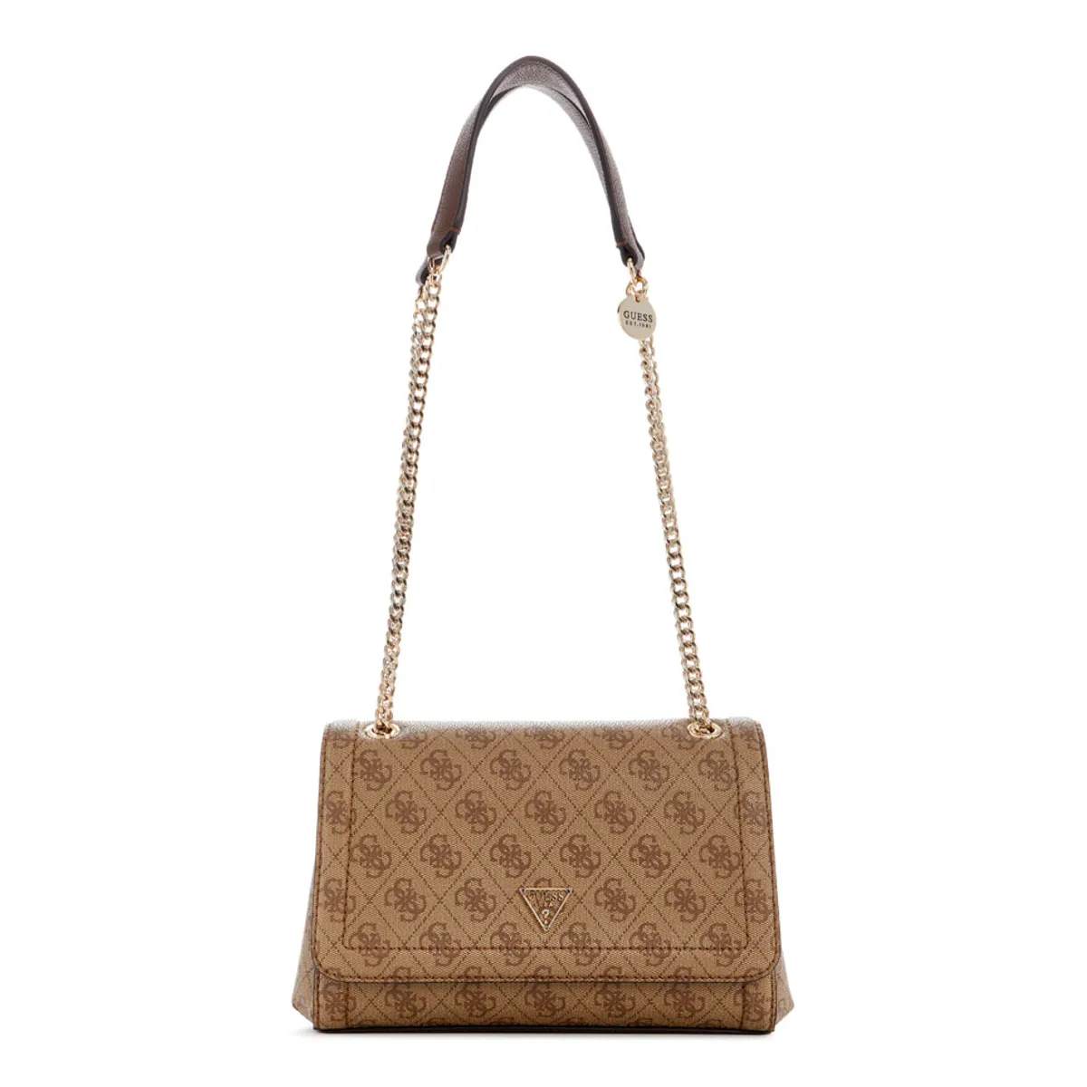 GUESS - Cartera Noelle Ii Cnvrtble Xbody Flap Café