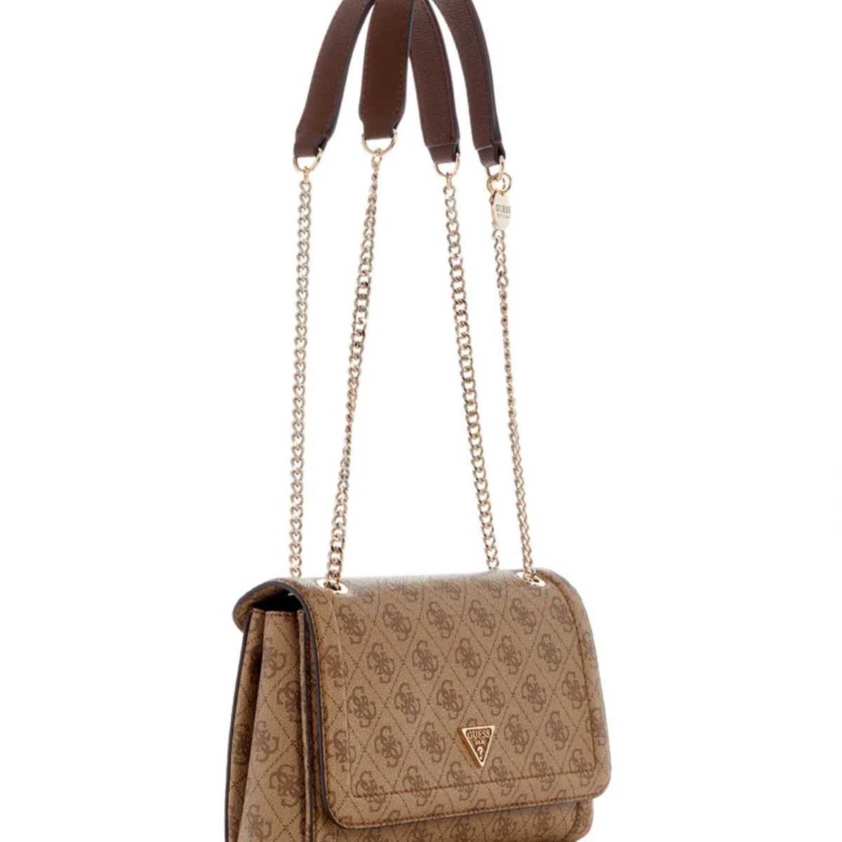 GUESS - Cartera Noelle Ii Cnvrtble Xbody Flap Café