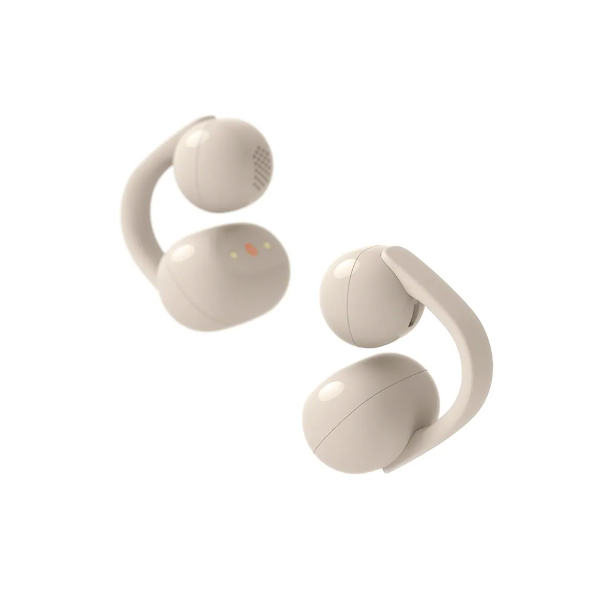 SONY - Audífonos inalámbricos LinkBuds Clip Crema