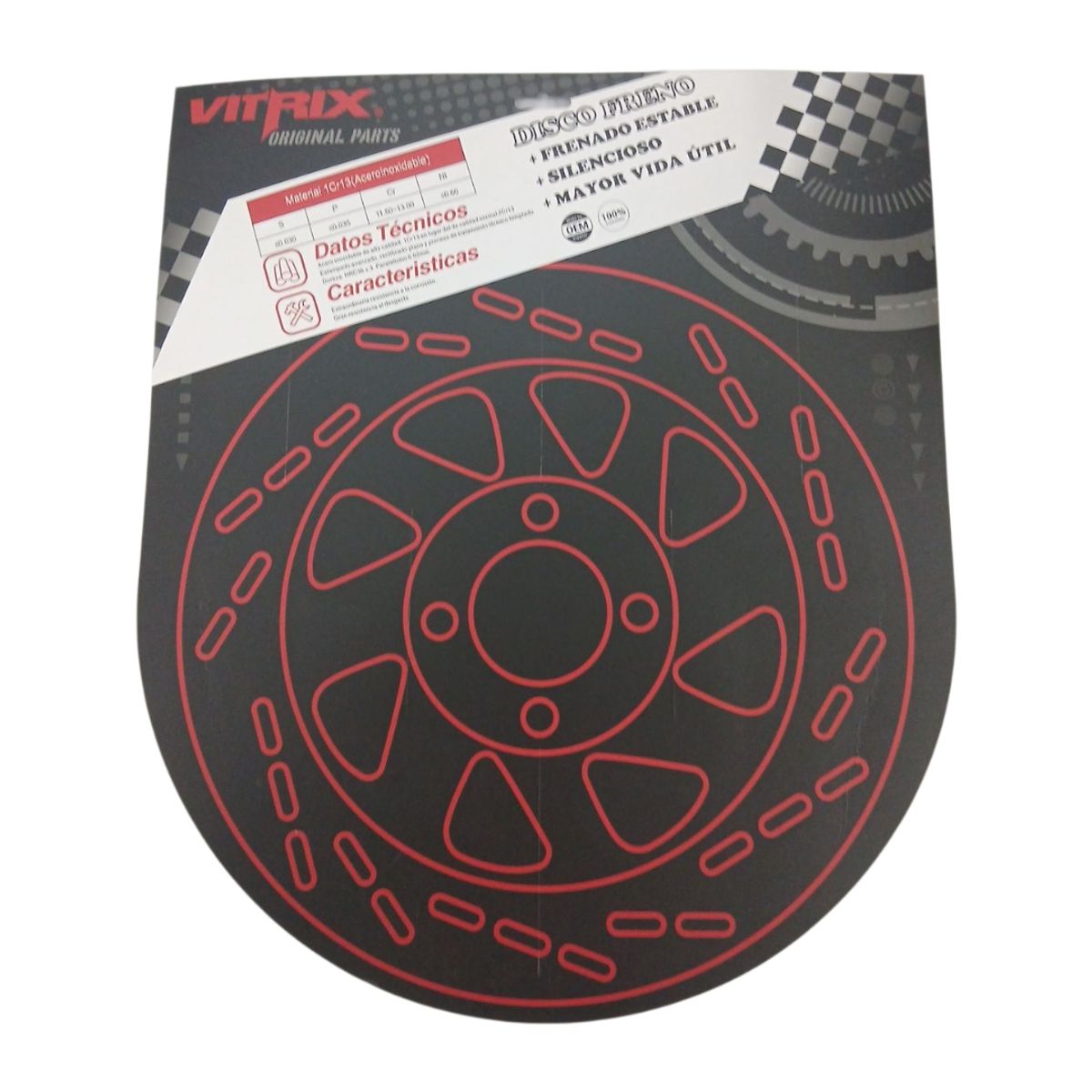 GENERICO - DISCO FRENO DELANTERO CB-190R VITRIX