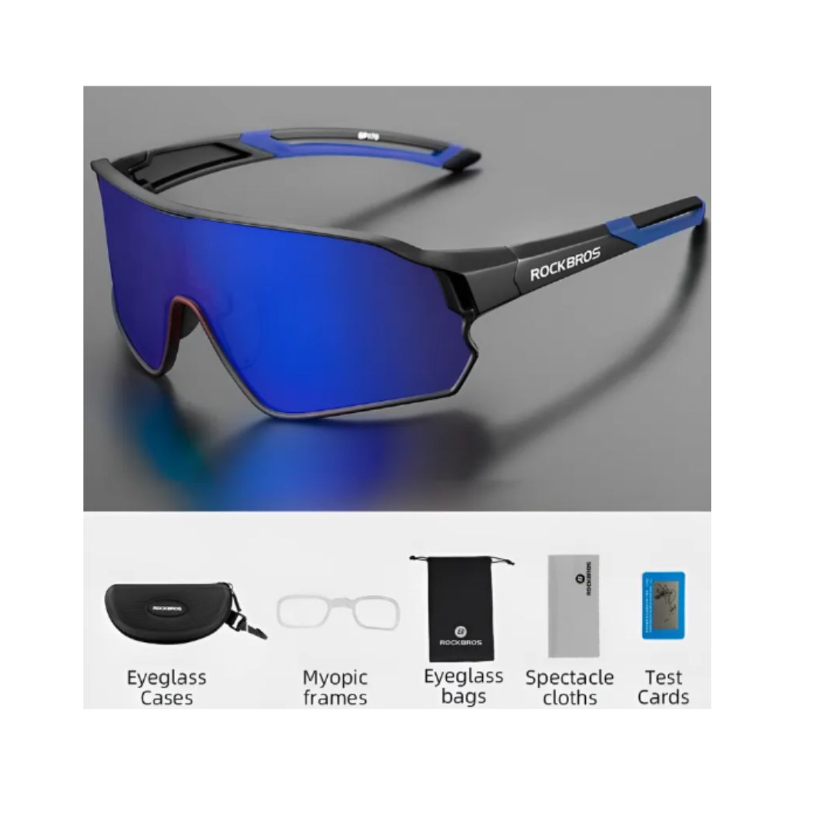 ROCKBROS - Lentes Deportivos Rockbros Polarizados Ciclismo Running