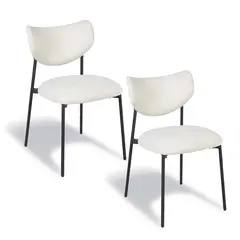 NOVAHUS - Pack 2 Sillas de Comedor Oslo Beige