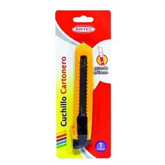 ARTEL - Pack 4 Cuchillo Cartonero Grande Con Freno