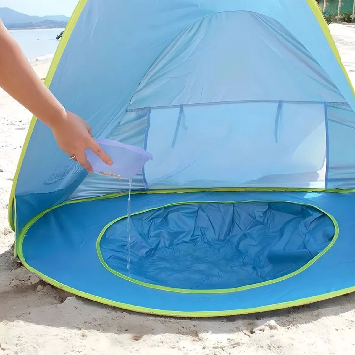 GENERICO - Carpa Niños Piscina Plegable Playa Verano Color Azul