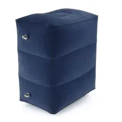 GENERICO - Reposapiés Inflable Para Viajes Avión Auto Almohada Cojín