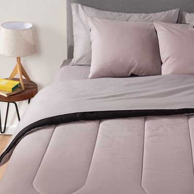 Imagen 2 del producto Plumon Bicolor Gris Negro 15 Plazas