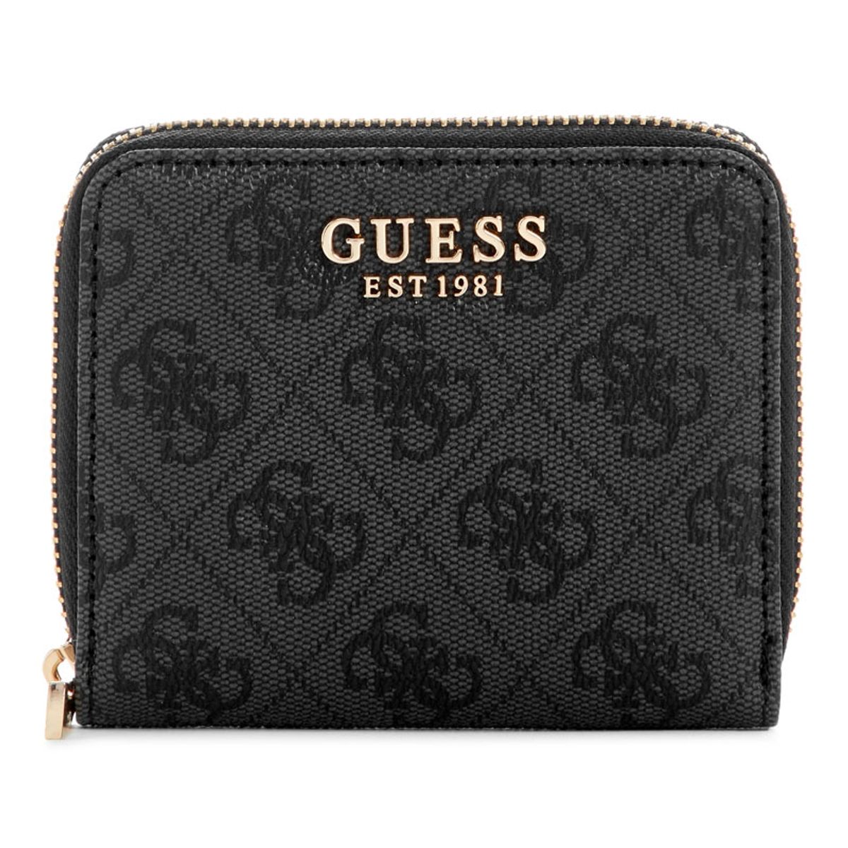 GUESS - Billetera Laurel Ii Slg Small Zip Around Negro