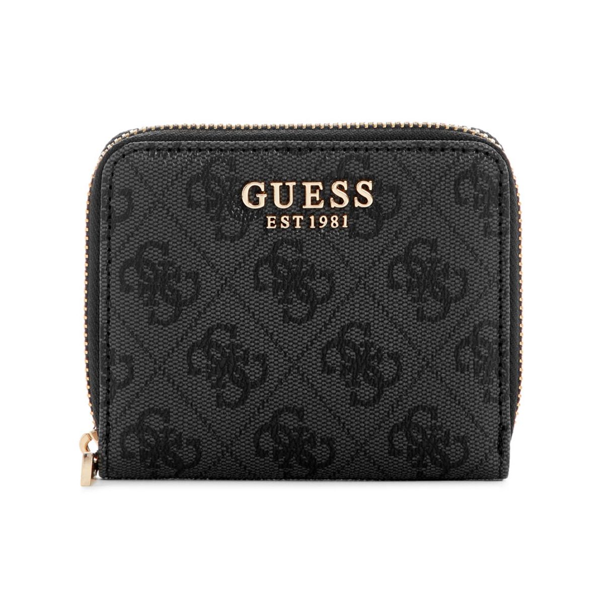GUESS - Billetera Laurel Ii Slg Small Zip Around Negro