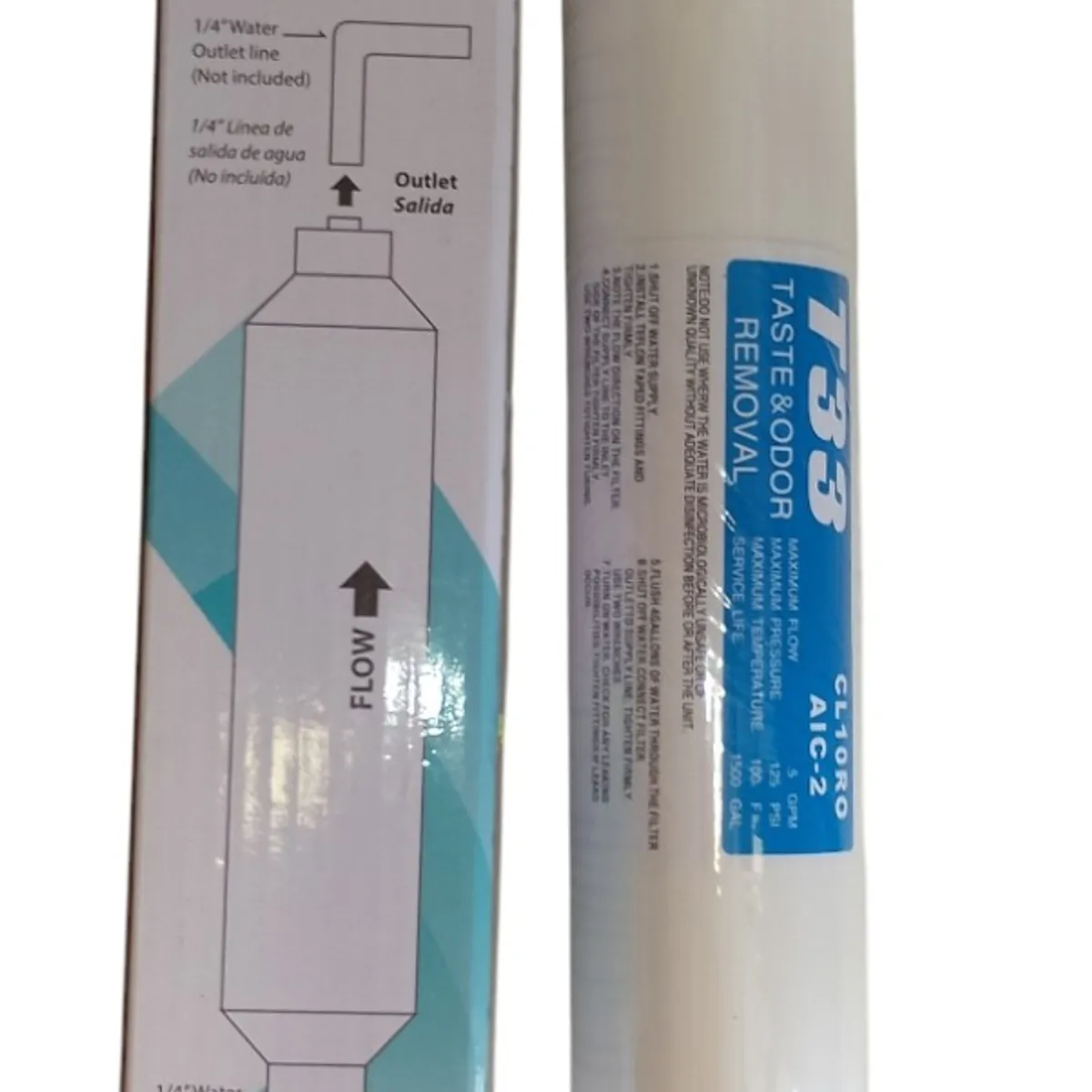 UNIVERSAL - Filtro Purificador de Agua para Refrigerador