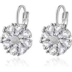 GENERICO - Aretes de flores chapados en oro