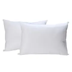 KEYHOME - Pack 2 Almohadas Color Blanco 50 x 70 cm