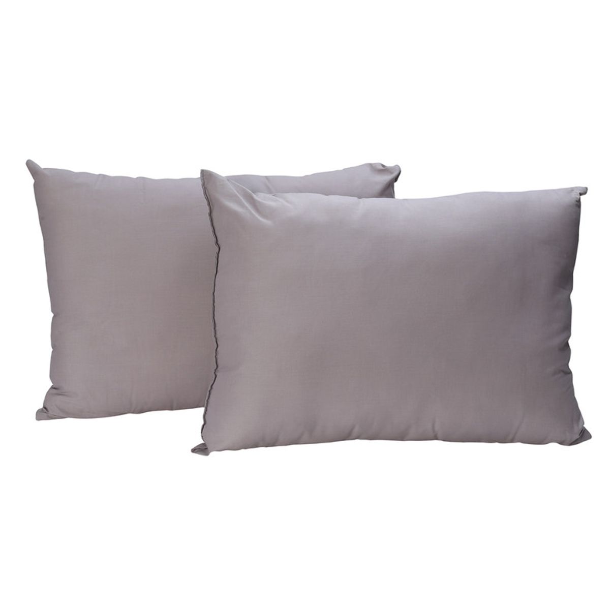 KEYHOME - Pack 2 Almohadas Color Gris Keyhome 50 x 70 cm