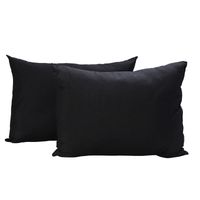 Pack 2 Almohadas Color Negro 50 x 70 cm