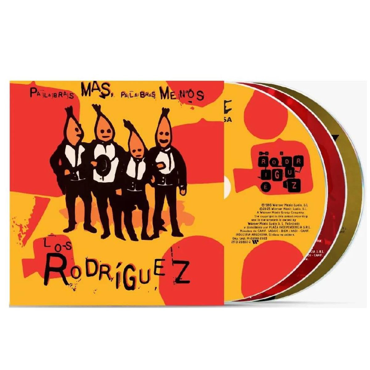 GRUPO LASER DISC - CD Los Rodriguez Palabras Mas Palabras Menos Digipack 3CD
