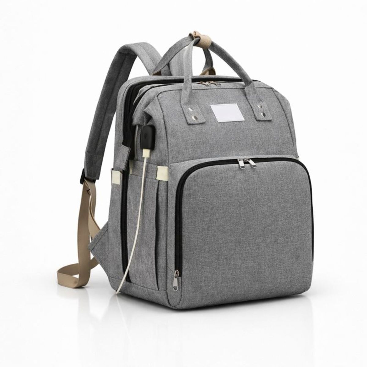 MOVI - Mochila Pañalera Para Niño Multifuncional 3 En 1 (Con cuna y mudador) - Salidas Cómodas Y Seguras