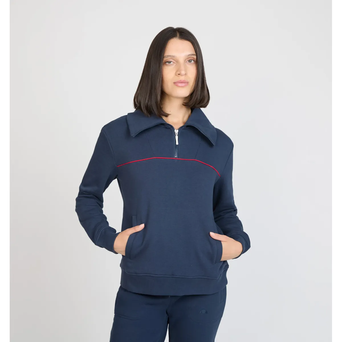 ELLESSE - POLERON MUJER ELLESSE LILY AZUL MARINO