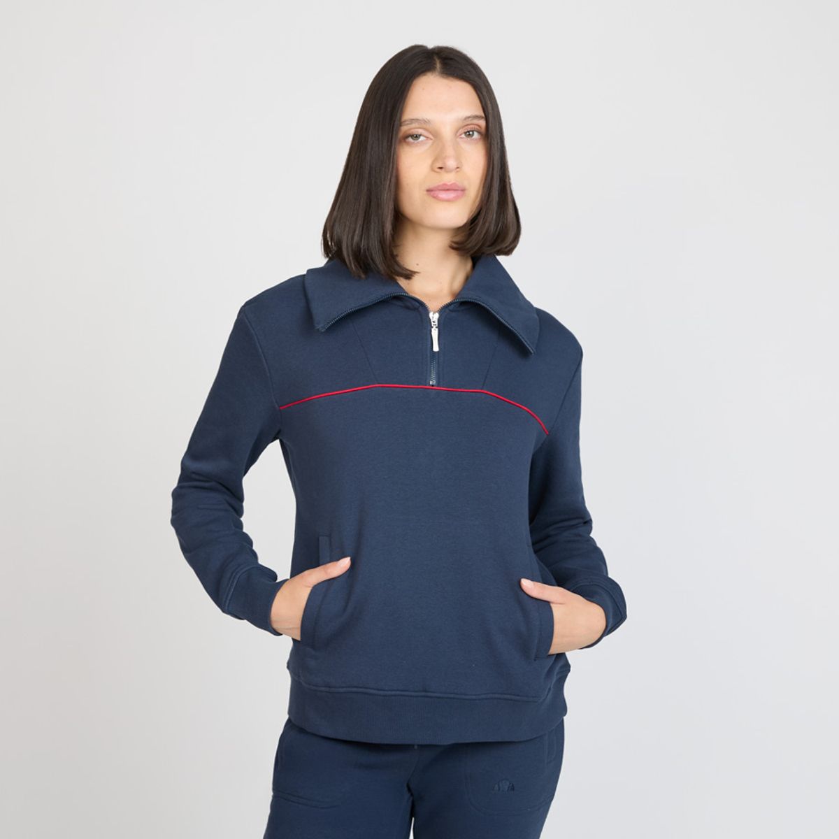 ELLESSE - POLERON MUJER ELLESSE LILY AZUL MARINO
