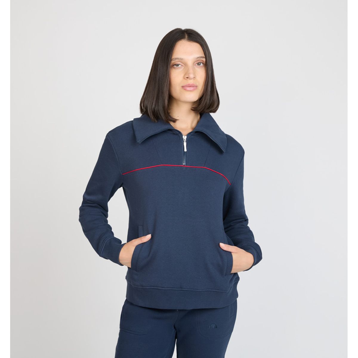 ELLESSE - POLERON MUJER ELLESSE LILY AZUL MARINO