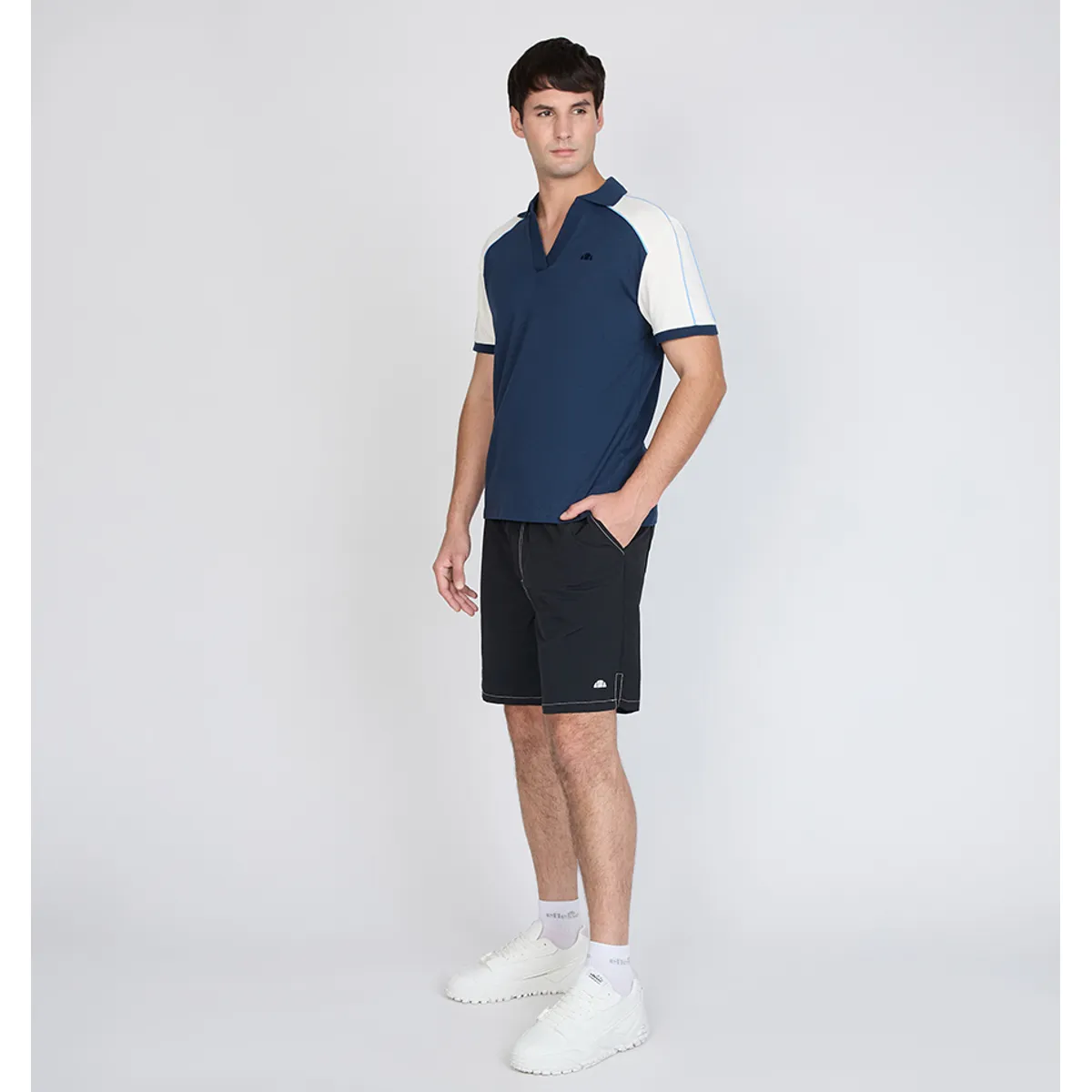 ELLESSE - POLERA HOMBRE ELLESSE BACO AZUL MARINO