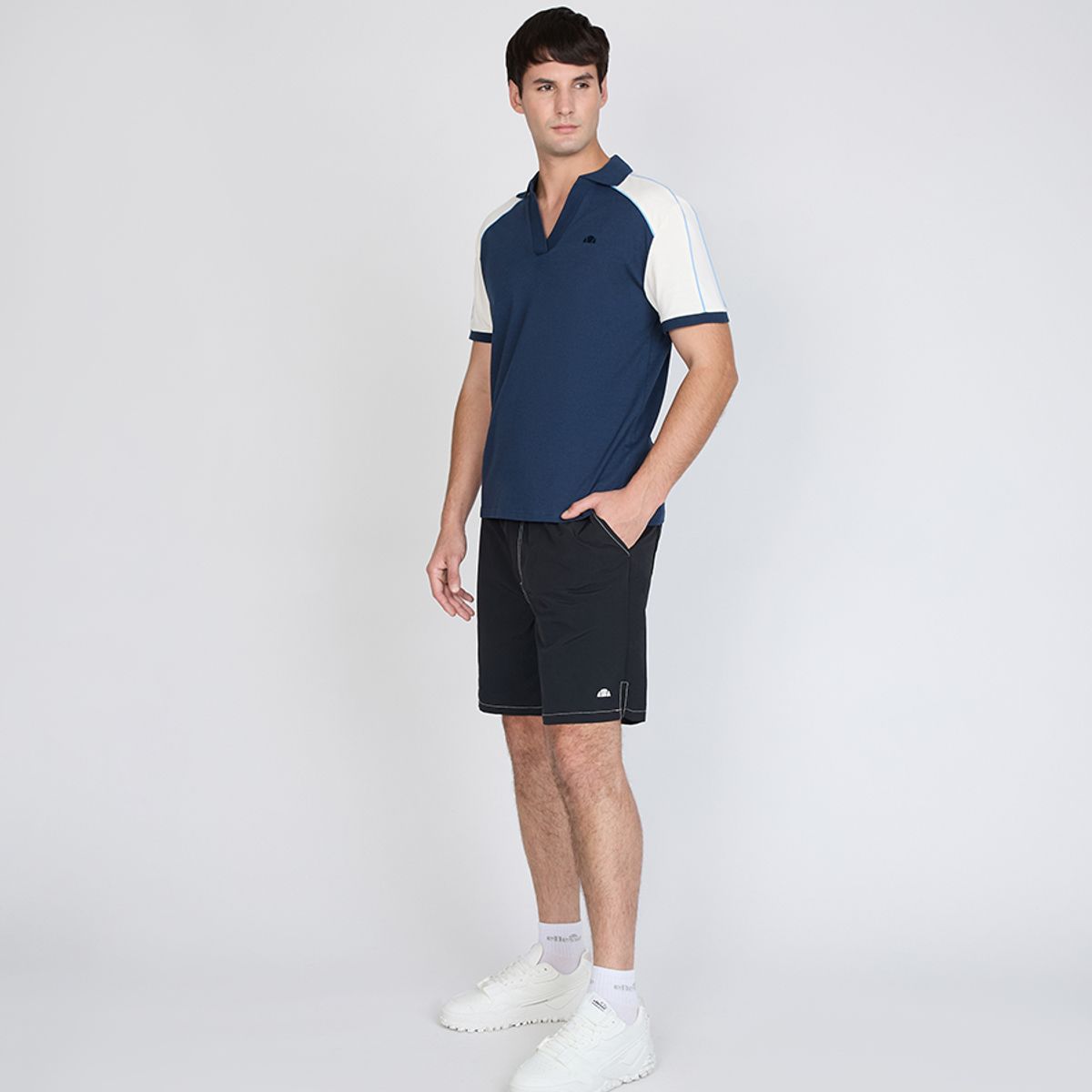 ELLESSE - POLERA HOMBRE ELLESSE BACO AZUL MARINO