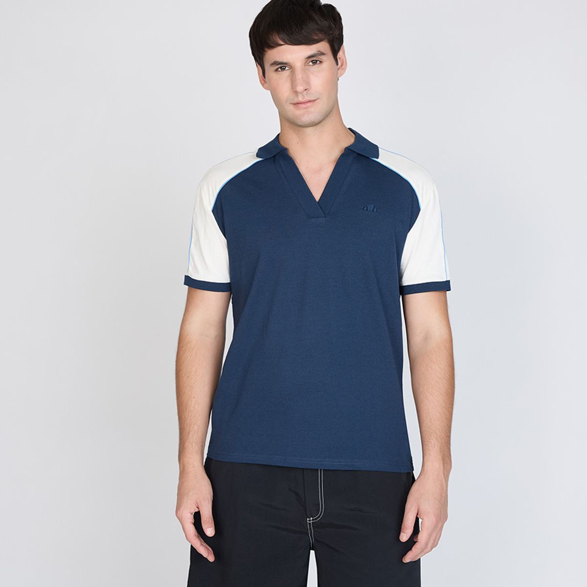 ELLESSE - POLERA HOMBRE ELLESSE BACO AZUL MARINO