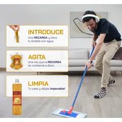 NANOLIFE - Limpiapisos Higienizante "Movie Night" - 1 Recarga