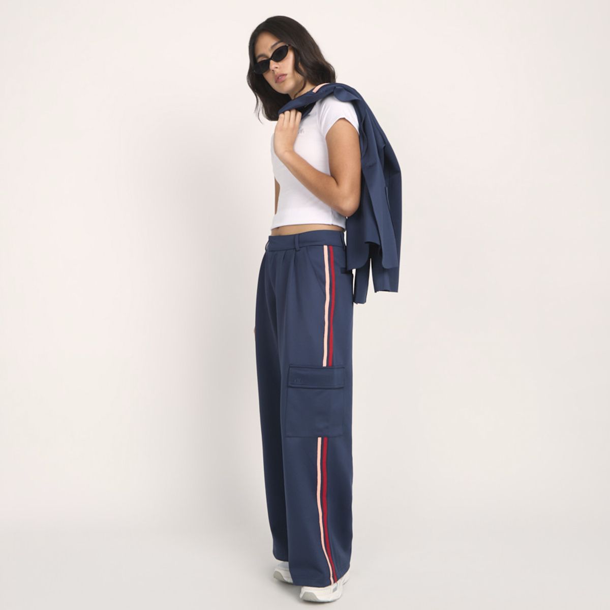 ELLESSE - PANTALON MUJER ELLESSE LUZ AZUL MARINO