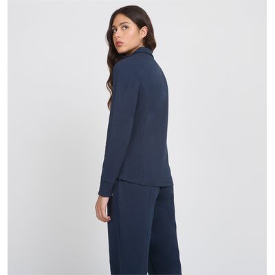 Imagen 2 del producto POLERON MUJER LISA AZUL MARINO