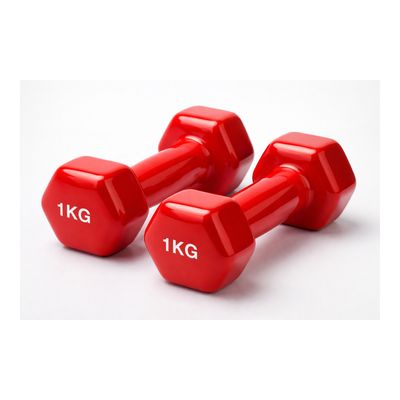 Imagen 2 del producto Mancuerna Cubierta Vinílica 1kg Pack 2 unidades