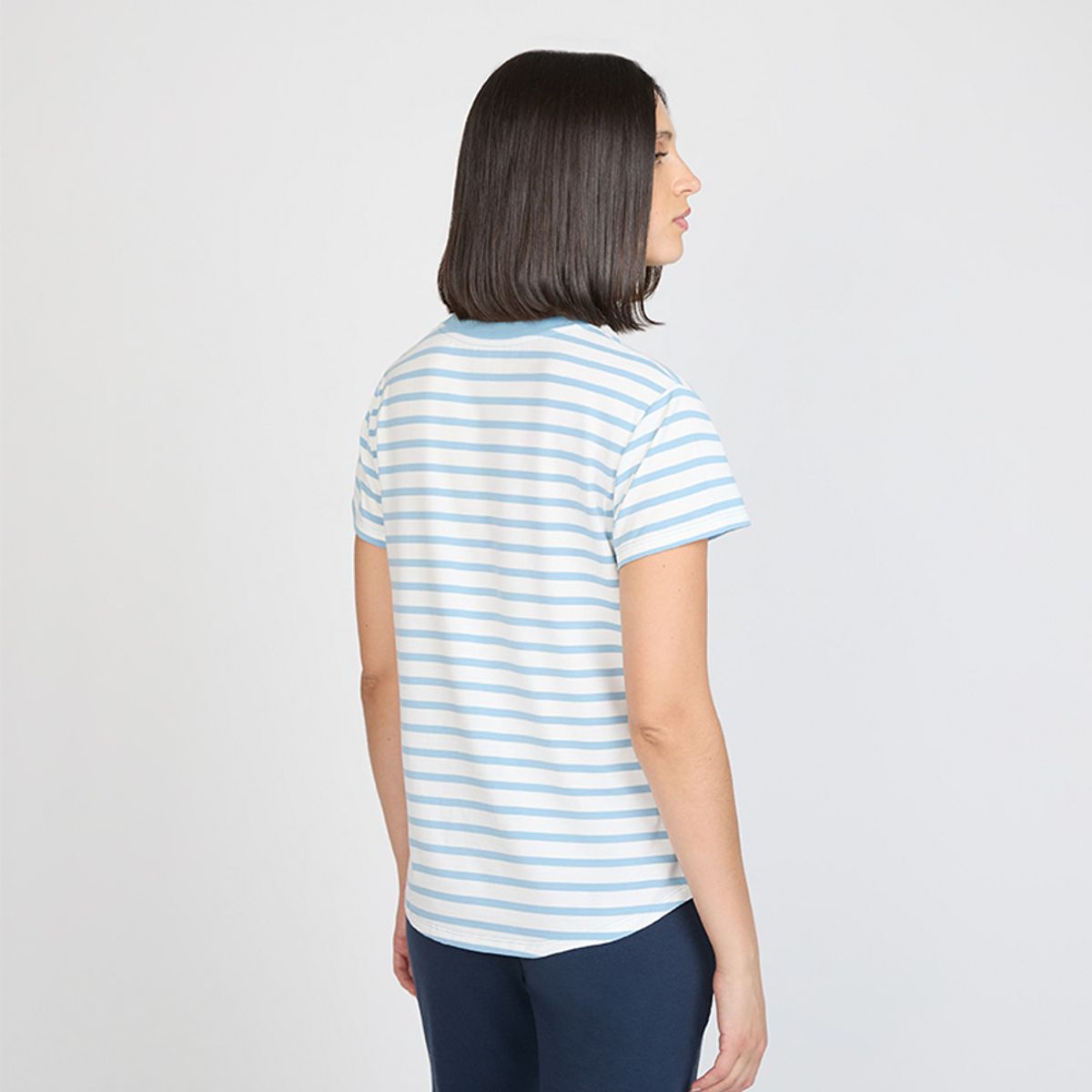 ELLESSE - POLERA MUJER ELLESSE LULU RAYAS/AZUL