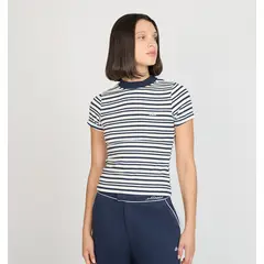 ELLESSE - POLERA MUJER LUPE RAYAS/AZUL