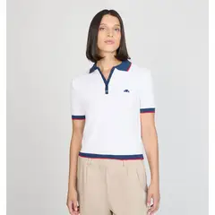 ELLESSE - POLERA MUJER LEXIE BLANCO/AZUL