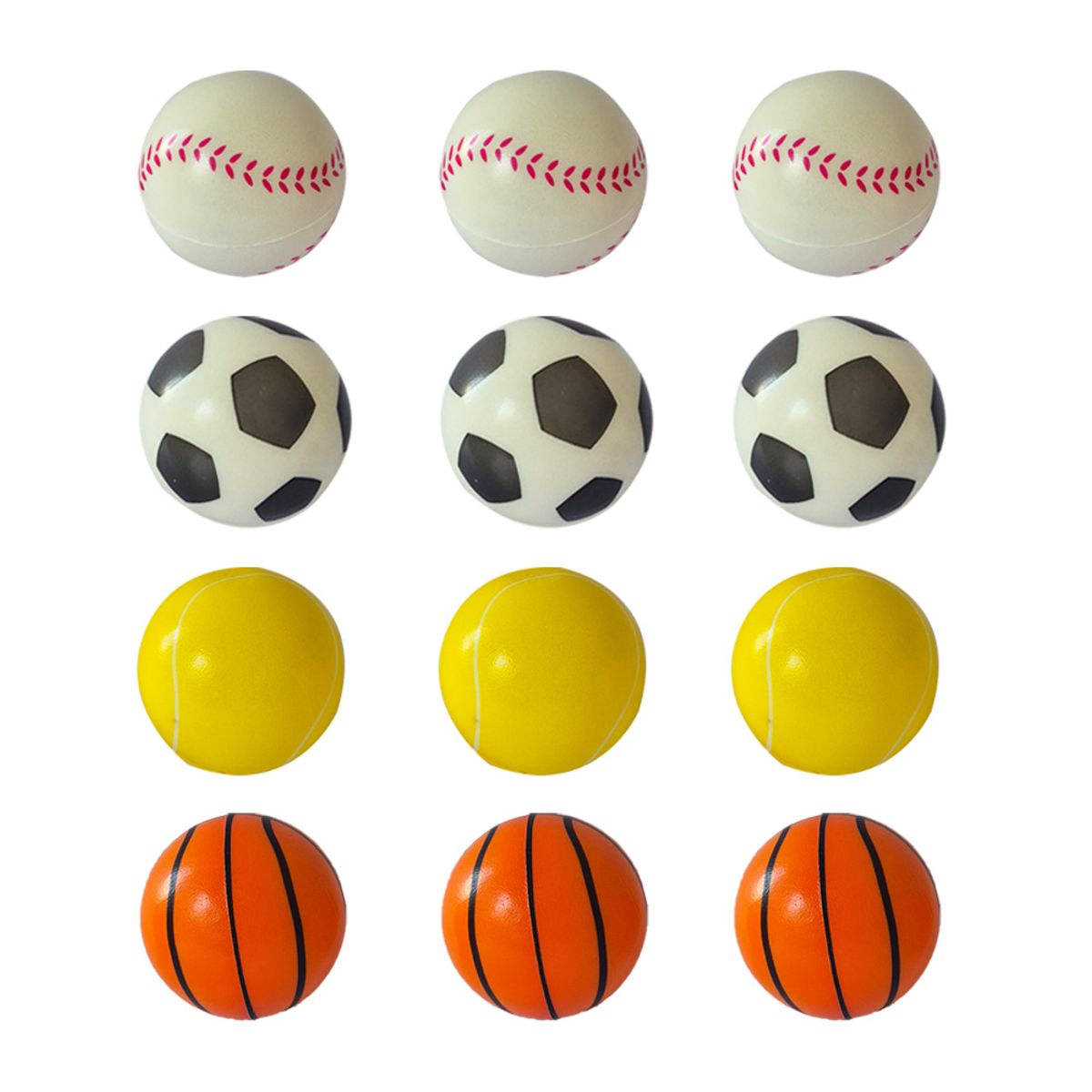 IMPOPLANET - PACK X12 PELOTAS ANTIESTRES 7CM  EJERCICIO MANUAL